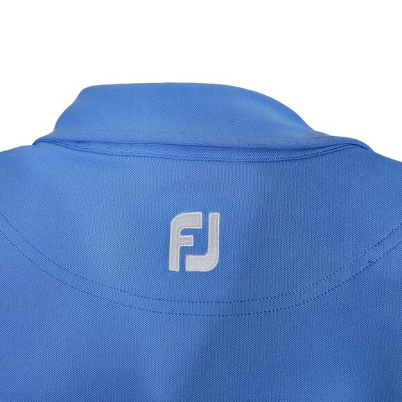 FOOTJOY Shirt Mens XL Blue Lightweight Polo Golfing Golf Rugby Top Short Sleeve - Picture 5 of 8